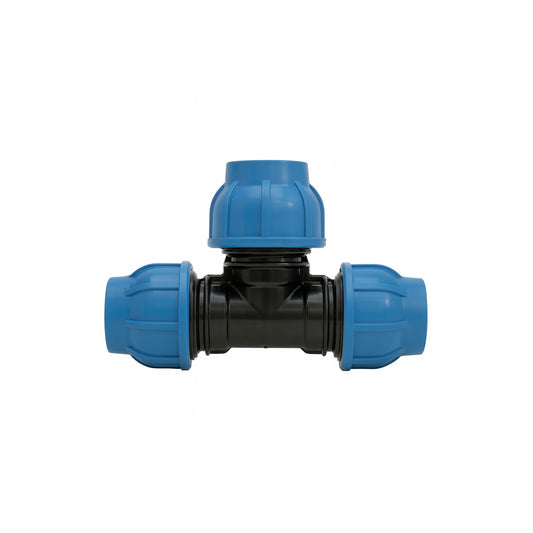 TEE A 90° Connecto plus IRRITEC per tubo in polietilene Ø 32 x 32 x 32mm