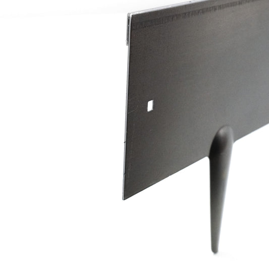 METALGARDEN BORDURA CON PICCHETTI INTEGRATI BORDO SCHIACCIATO 2 MT